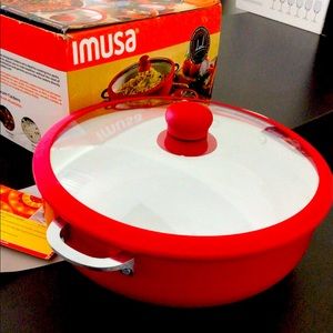 Imusa cooking Pot  2 Pieces 6.5 quarts